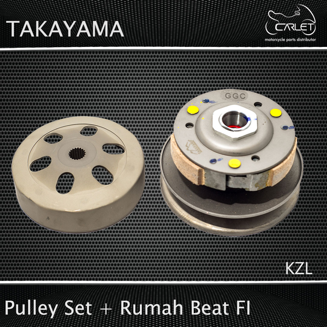 Takayama Pulley / Pully + Rumah Ganda Assy KZL Scoopy FI / Beat FI